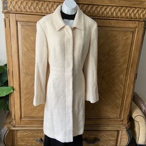 Marvin vintage Cream boucle midi Dress coat